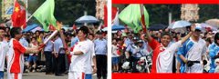 奧運圣火抵達惠州，旭日集團總經(jīng)理，常宏公司董事長楊勛擔任火炬手